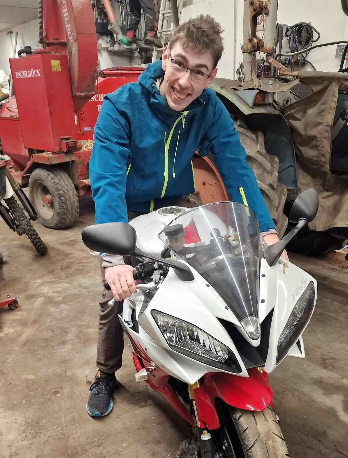 Maxime on his favorite mode of transportation