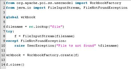 QF-Test Excel API Apache