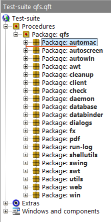 QF-Test standard library procedures