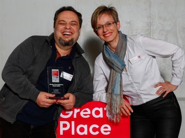 Great Place To Work ITK 2019 Martina Schmid, Plamen Vesselinov